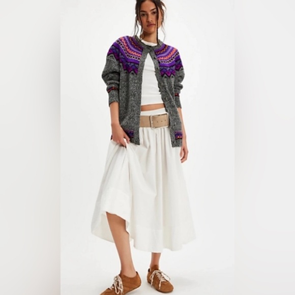 Anna Sui Sweaters - Anna Sui Fair Isle Cardigan small